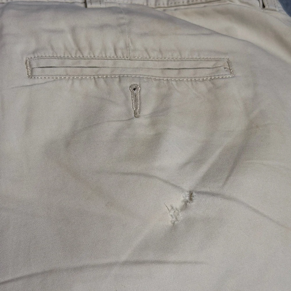 Polo Ralph Lauren Mens Pleated Chino Shorts Tan Beige 100% Cotton Size 40